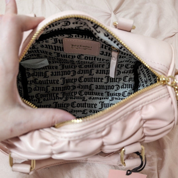 Pink Juicy Couture faux leather puckered bag - Picture 7 of 10
